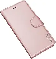 Ezydigitals Case New Hanman Leather Wallet Flip Case Cover for Oppo A38 4G - Rose Gold