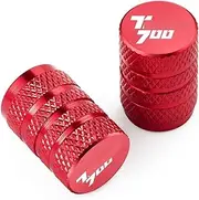 Compatible with T 700 2019-2023 Accessories Motorcycle CNC Aluminum Tire Valve Air Port Stem Cover Caps