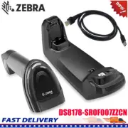 Zebra DS8178-SR0F007ZZCN 2D Bluetooth Wireless Barcode Scanner W/ Cable + Cradle