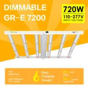 GROZY GR-E 720W LED Grow Light Bar Full Spectrum Indoor Growing Flowering Bloom