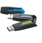 PE Verbatim® Store 'n' Go® 16-GB V3 USB 3.2 Gen 1 Flash Drives, 3 Count Assorted