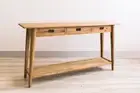 FITAN SOLID OAK HALL TABLE/CONSOLE TABLE 3 DRAWERS 160 x 40 x 85(H) CMS.
