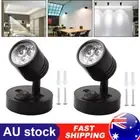 2X 12V LED Spot Reading Light Flexible Switch Camper Van Caravan Boat Motorhome