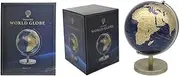 Navy Rotating World Globe Spinning Atlas Map Desk Decor Decoration Base 20cm