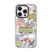 iPhone 16 Pro Impact Clear Case MagSafe Compatible Melbourne by Megan McKean