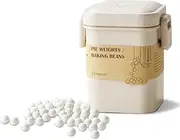 ROCKSHEAT Ceramic Baking Beans Pie Weights Natural Food Grade Crust & Pastry Utensils with Sturdy Container (2.2lb/1000g)