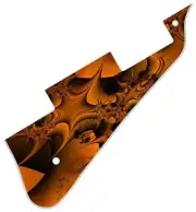 Pickguard Pick Guard Compatible with Gibson Les Paul Guitar Fractal 5