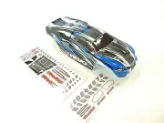 NEW: Traxxas E-Revo 1/16 Scale Mini Monster Truck Painted Body w/ Decals - BLUE