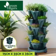 Green Fingers Garden Bed 5 Tier Vertical Garden Strawberry Stackable Planters
