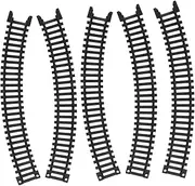 Hohopeti 5pcs Electric Train Track Accessories for Model Train Set Plastic Railway Tracks for Boys