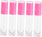 DECORNIJIA 5pcs Refillable Empty Lip Gloss Bottles Container for Travel Durable Vials for Lip Gloss Lightweight and Convenient