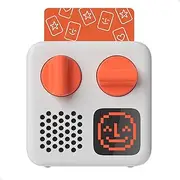 Yoto Mini (2024 Edition) + Make Your Own Card – Kids Screen-Free Bluetooth Audio Player, All-in-1 Travel Device Plays Stories Music Podcast Radio Ok-to-Wake Clock, Use as Speaker or with Headphones