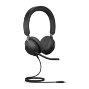 Jabra Evolve2 40 SE Wired USB-C MS Stereo Headset, 360 BusyLight, Noise Isolationg Ear Cushions, 2Yr Warranty, Plug-and-play, 3-Microphone Technology 24189-999-899