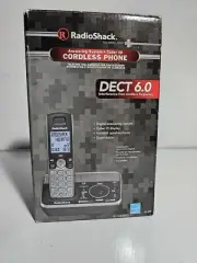 RadioShack 43-329 DECT 6.0 Handset Cordless w/ Answering System, Caller ID. NIB