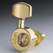 NEW Schaller Da Vinci GOLD TUNERS 3x3 18:1 Guitar Parts DaVinci TK-0972-002