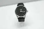 New Nixon Sentry 38 Leather Black Navy A377 1938 $150 Watch