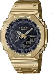 [G-Shock] G SHOCK GOLD EDITION SOLAR, B/T, ALARM, 200M GOLD FINISH S/STEEL BEZEL & BA
