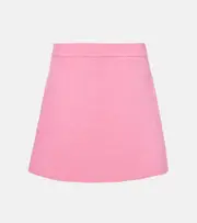 [Lisa Yang] Lisa Yang Clare high-rise cashmere miniskirt XS pink