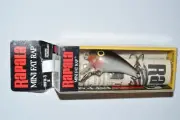 older rapala mini fat rap mfr-3 mfr03 s 1 1/2" 1/8oz silver Made Finland