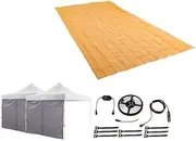 Kings 2X Gazebo Side Wall + Mesh Flooring 6m x 3m + 4M Strip Light
