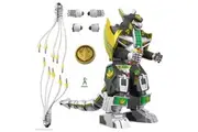 Super7 ULTIMATES! Mighty Morphin Power Rangers Dragonzord - 9" Power Rangers Action Figure with Accessories Classic TV Show Collectibles