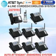 AT&T SynJ SB67138 DECT 6.0 4-LINE CORDED PHONE-1 CORDLESS HS+7 CORDLESS DESKSETS