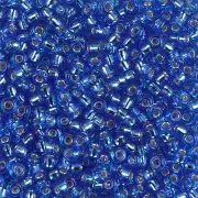 Silver-Lined Sapphire Miyuki Seed Beads 8/0 (8-919-TB)