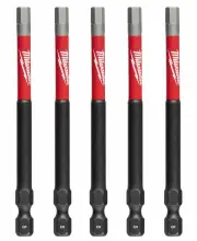 Milwaukee 48324753 - Shockwave 5mm Hex Driver Bits 89mm Packt 5