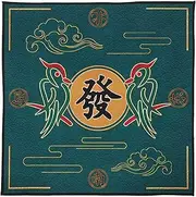 Cabilock Mahjong Mat, Mahjongg Table Cover Game Table Mat Anti Slip Noise Reduction Table Cover Anti-Slip Playmat for Mahjong Poker Card Games Board Games
