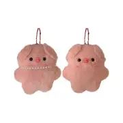 Pig Pendant Keychains Plush Keyrings Backpack Pendants Dolls Gift for Girls Teen