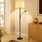 Floor Lamp Standing Reading Light Mother and Child Dual Lamp Warm White for Home