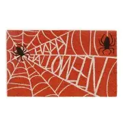 Holiday Lane Happy Halloween Spider Web Doormat
