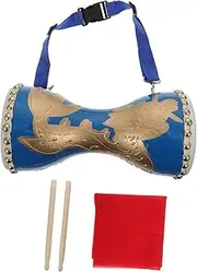 ibasenice 1set Portable Waist Drum Dragon Pattern Hand Drum for Celebrations Includes Strap Sticks Performance Instrument for Adults Boys and Girls