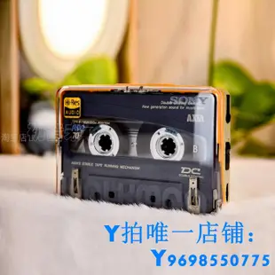 現貨原裝索尼隨身聽walkman EX631卡帶磁帶單放機超薄老式懷舊透明殼簡約