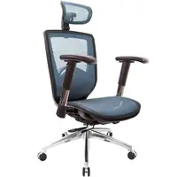 在飛比找momo購物網優惠-【GXG 吉加吉】高背全網 電腦椅 鋁腳/2D滑面金屬扶手(