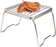Camp Fire Grills | Camp Fire Grill With Folding Design - Folding Campfire Grill Stainless Steel Grate Portable Camping Grill Firepit Grill Grate for Picnics, Fishing