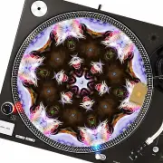 Fragglescape Slipmat Turntable 12" for DJ Vinyl LP Audiophile