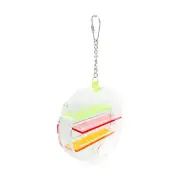 Avian Care boredom breakers ~TREAT MAZE WHEEL~ hanging foraging puzzle bird toy