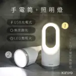 【KINYO】多功能LED手電筒露營燈(CP-062)