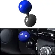 Adunsiaoto Car Start Button Cover, Car to Start Button Rocker, One Button Start Car Start Button, Car Push to Start Button, Rocker Suitable for a Wide Range of Vehicles on The Market (Blue)