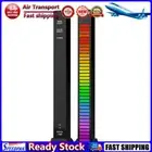 LF# USB 5V RGB 40 LED Voice-Activated Rhythm Strip Light Bar (Black)