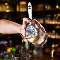 在飛比找露天拍賣優惠-調酒器具MrSlim 水晶玻璃調酒杯混合杯調酒攪拌杯分酒器弓