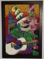 Bead original art, Mardi Gras beads, Couriers de Mardi Gras