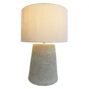 LVD Plantation Lamp E27 Bulb w/ Linen Shade Night Light Decor 42x65cm Natural