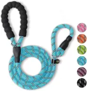 Evago Dog Training Slip Leash, Dog Slip Lead, Puppy Obedience Recall Training Lead, 6 Ft Long, Heavy Duty Rope With Reflective Design, Comfortable Han