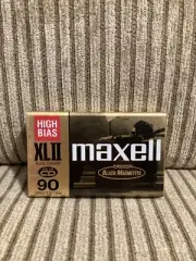 Maxell High Bias XLII Audio Cassette 90 Min Ideal For CD High Output Black Magne