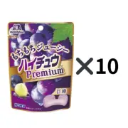 Morinaga [ HI-CHEW Premium Kyoho grape 35g ×10 ] Chewy texture