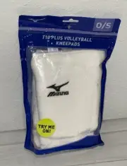 Mizuno T-10 Plus Volleyball Kneepads White One Size OS New With Package