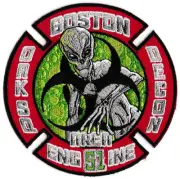 Boston Engine 51 Decon Area Green Design New Fire Patch .
