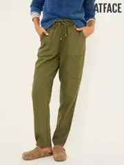 FatFace Hoyton Khaki Green Cargo Trousers (E84499) | $120
